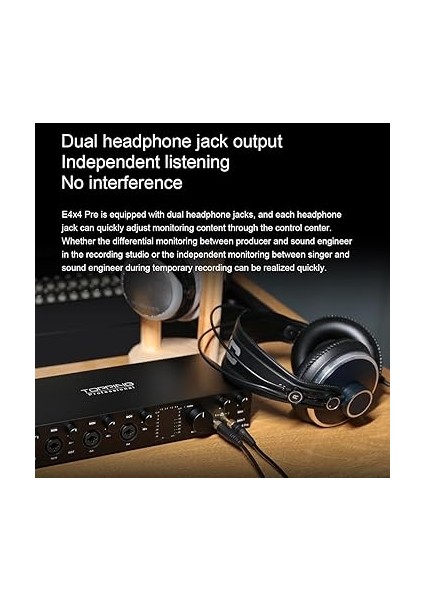 Professional E4X4 Pre | White Yüksek Kalite Usb-C Ses Kartı: 4-Giriş/4-Çıkış 24BIT/192KHZ, 8...600OHM Arası Kulaklıklara Kadar Kullanılabilir. (Pc/mac) indirimleri