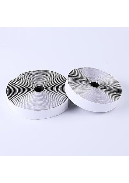 2 cm 25 Metre Cırt Bant Arkası Yapışkanlı Şerit Cırt Cırtlı Bant (Siyah) fırsatları