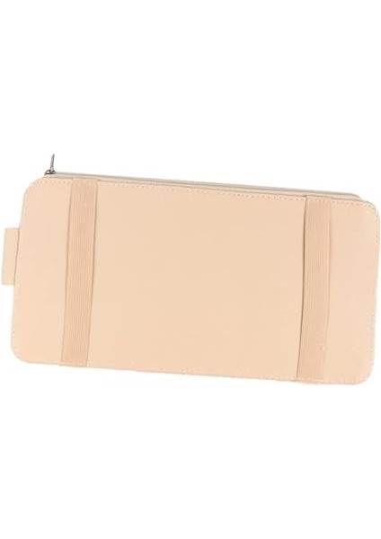 Organizatör (Düzenleyici) Deri Çok Amaçlı (Siyah) Cep Telefonu,ruhsat Kabı,gözlük Tutucu (Krem) fırsatları