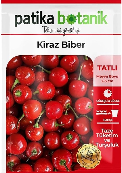 Botanik 200 Adet Kiraz Biber Tohumu (Tatlı) fiyatları