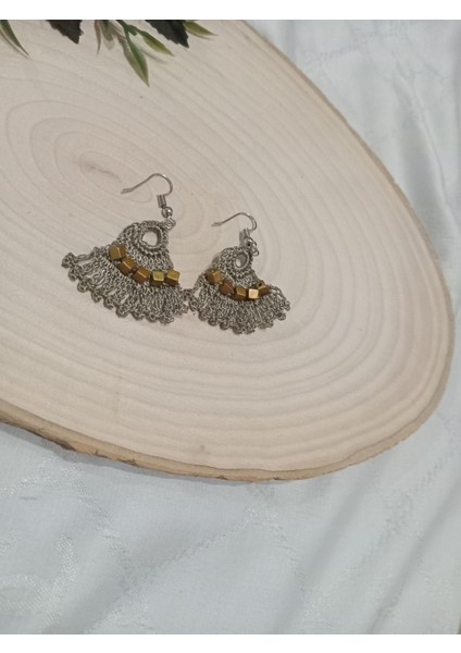 Örme El Işi Küpe modelleri