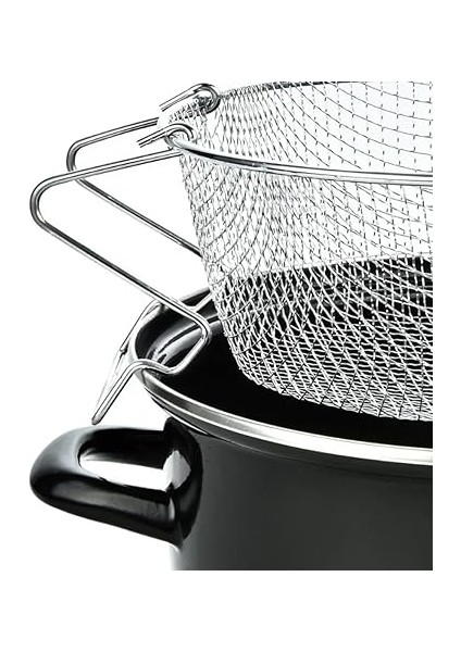 Emaye Telli Kızartma Tenceresi 24 cm modelleri