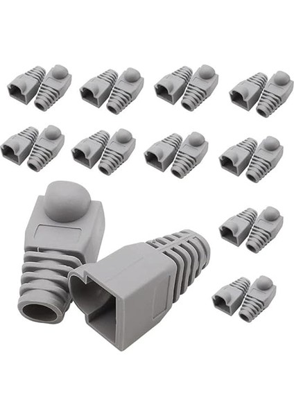 Plus PX-CAT6100 Gri Ca5/cat6 RJ45 Koruma Kılıfı, Cat6 Cover 100 Adet modelleri