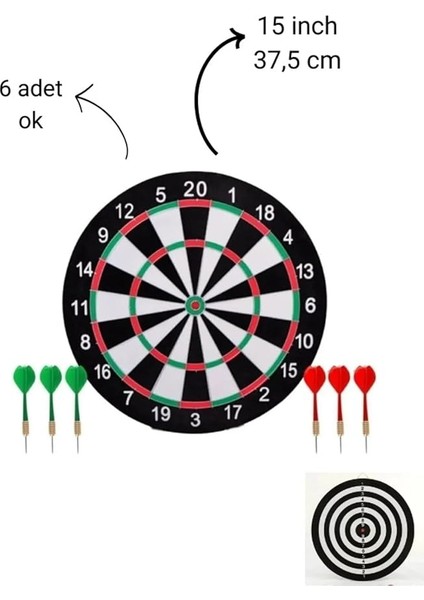 Dartboard Mıknatıslı Dart Oyunu Mıknatıs Uçlu Çift Taraflı Manyetik Dart CKS-208 modelleri