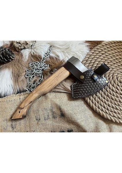 Yapımı Dövme Kamp Baltası No 2 Düz fırsatları