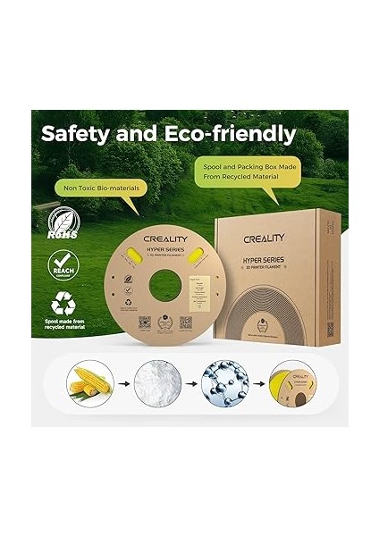 Resmi 3D Yazıcı Filament Hyper Pla Filament, Yüksek Hızlı Baskı, Dayanıklı ve Dayanıklı, Pürüzsüz, Çıkıntı Kalıcı Diional Doğruluk +/- 0,03 Mm, 2,2 Lb/makara, Sarı fiyatları