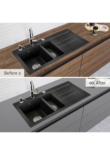 Kendinden Yapışkanlı Folyo, Açık Gri, Mat, Yapışkan Folyo, Pvc Folyo, Kalınlaştırılmış Mutfak Dolabı, Çıkartma, Mobilya, Mutfak, Komodin, Dolap Için, Su Geçirmez, Vinil, Dekoratif Folyo, Mobilya indirimleri