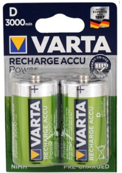 D Büyük Boy Kalın Tombul 3000MAH Büyük Boy 2li Paket Şarjlı Pil LR20, R20