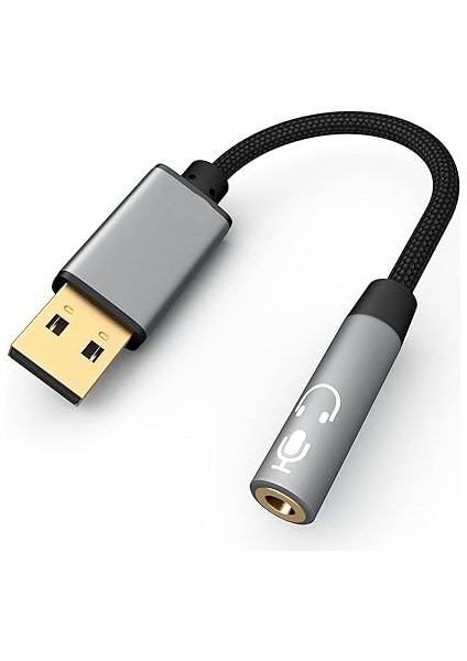 3.5mm Adaptörü USB Transferi Ses Kartı Aux Hifi Ses Uzatma Kablosu Pc Için 3.5mm Jack Hoparlör Kulaklık Kulaklık Adaptörü modelleri