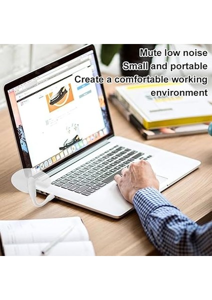 Mini USB Vantilatör, Esnek Mini Fan, El Vantilatörü, Pc, Powerbank, USB Cihazları Ile Kullanılabilir, Sessiz Taşınabilir USB Mini Soğutma Fanı Soğutucu, Seyahat Fanı (1 Adet) indirimleri