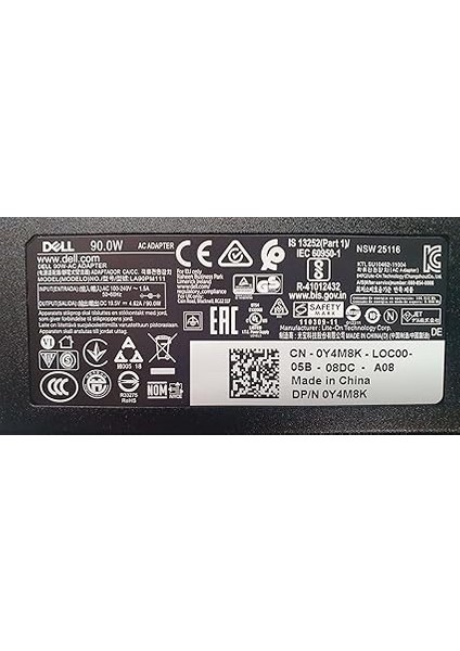 Orijinal Ac Adaptörü 19.5V 4.62A 90W Vostro 1710 1720 1721 3300 3500 3700 Notebook Elektrik Şarj Güç Kaynağı Ünitesi Psu fiyatları