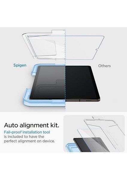 Galaxy Tab S10 Fe / Tab S9 Fe Cam Ekran Koruyucu Kolay Kurulum Glas.tr Ez Fit Slim Hd - AGL07000 modelleri