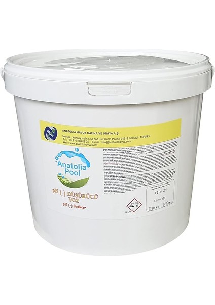Pool Ph (-) Düşürücü Toz 25 kg (Ph - Reducer)