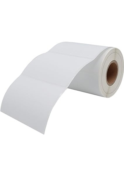 Etiketler , Hazır Al Hızlı Al Lamine Termal Etiket 100MM x 70MM Ruloda 500 Adet 40MM Kuka Çapında Direk Termal Transfer Etiketi modelleri