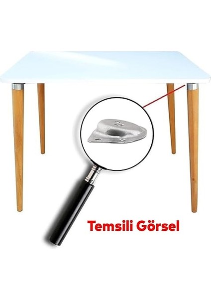 Adet) Mobilya Zigon Masa Ahşap Sehpa Ayağı Bağlantı Aparatı Açılı Dereceli Ayakları Tabanı Metal indirimleri