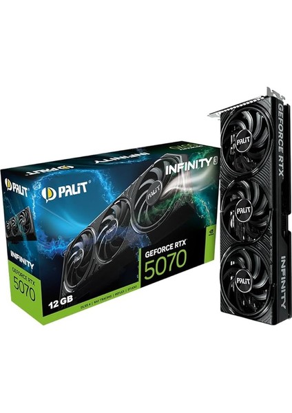 Geforce RTX5070 Infinity 3 12GB 192BIT Gddr7 Ekran Kartı NE75070019K9-GB2050S