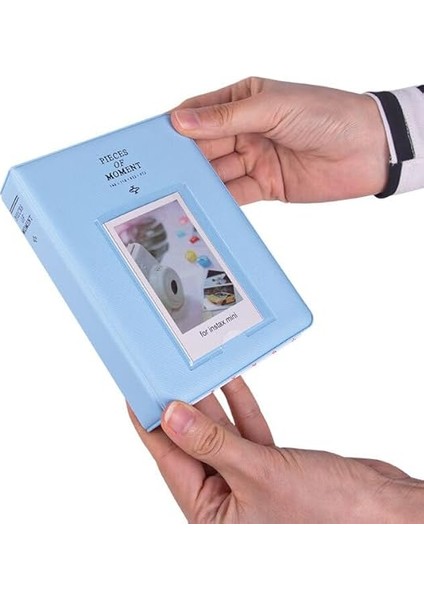 Moment Polakart Fotoğraf Albümü - 65 Kapasite - 6x9 Ebat (Mavi) fırsatları