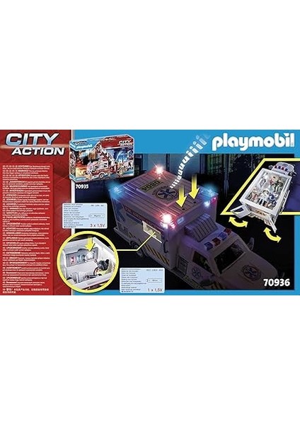 70935 Kurtarma Araçları Kule Merdivenli Itfaiye Aracı, Acil Durum Hizmetleri Oyuncağı, Eğlenceli, Yaratıcı Rol Yapma, Oyun Seti, 5 Yaş ve Üzeri Çocuklar Için Uygundur fırsatları