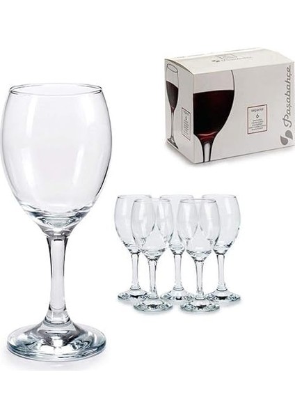 6'lı Imperıal Kırmızı Şarap Bardağı fırsatları