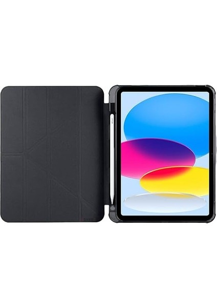 Air 5. Nesil / 4. Nesil 10,9 Inç Ile Uyumlu Kalemlikli, Uyku Modlu, Mıknatıslı, Üçgen Standlı, Darbeye Dayanıklı Kaplama Akıllı Kılıf (Siyah, iPad Air 5. Nesil / 4. Nesil Uyumlu 10,9 Inç) modelleri