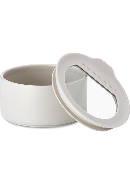 Fika One Seramik Saklama Kabı Buz Beyaz 600 ml D-NEONE060-01 fiyatları