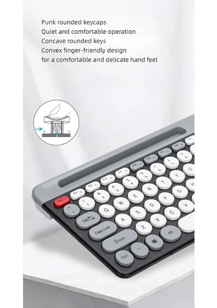 Bluetooth Klavye Mouse Kablosuz Klavye ve Rgb Mouse Set 2.4g Bluetooth ve Batarya Taşınabilir Hafif ve Ince Tasarım ZYG-806 modelleri