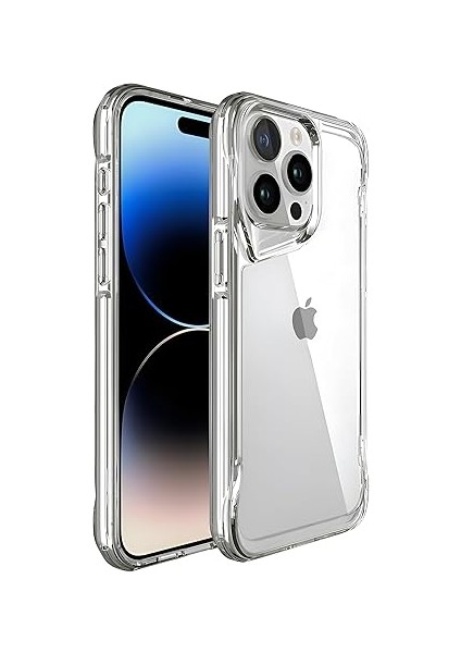 iPhone 14 Pro Max Için Defend Serisi Kristal Berraklığında Ultra Şeffaf Arkası Sert Polikarbonat Kenarları Yumuşak Silikon Super Koruyucu Özellikli Kılıf (Şeffaf, 14 Pro Max) fiyatları