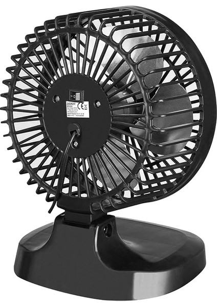 Everest FAN-503 7" Büyüklüğünde Masa Üstü Siyah USB Fan Serinletici Vantilatör indirimleri