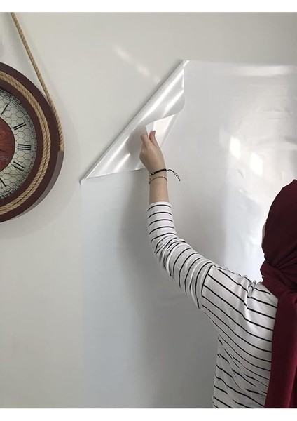 Kağıt 2 Tane Beyaz Akıllı Kağıt Tahta 100X150 cm Yazı Tahtası Kalem Hediyeli