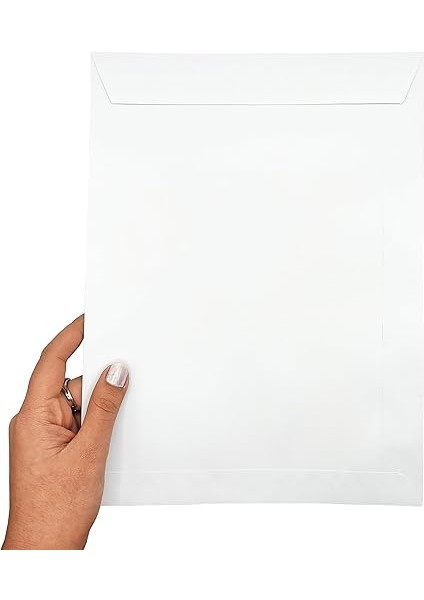 Zarf A4 Boyutunda Beyaz Torba Zarf 24X32 cm - 50 Adet modelleri