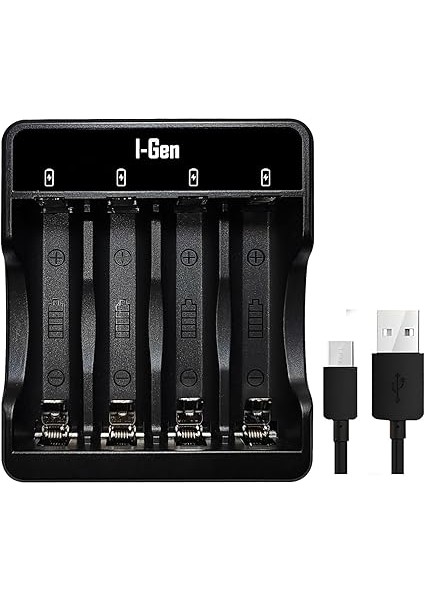 G429 4'lü Pil Şarj Aleti + 4 Adet Aa Pro 2950 Mah Şarjlı Kalem Pilli Set indirimleri