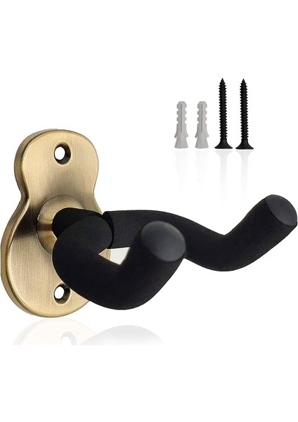 Gitar Duvara Monte Askı, Metal Gitar Standı Asma Gitar Duvar Tutacağı, Akustik Gitar Için Yer Tasarrufu Klasik Gitar Elektrikli Gitar Bas Ukulele (Bronz)