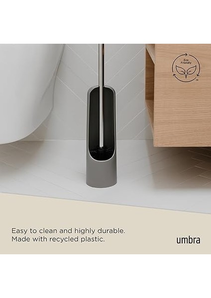 023274-918 Touch Toilettenbürstenhalter, Grau indirimleri