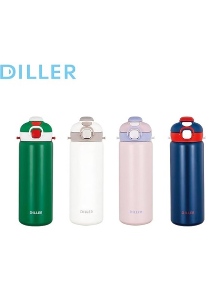 700ML Tek Kapak Çift Kullanım Pipetli/pipetsiz Askılı Çelik Su Matarası 6 Saat Sıcak/soğuk (Pudra) modelleri