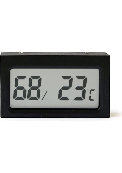 Dijital Nem Ölçer Termometre (Siyah)