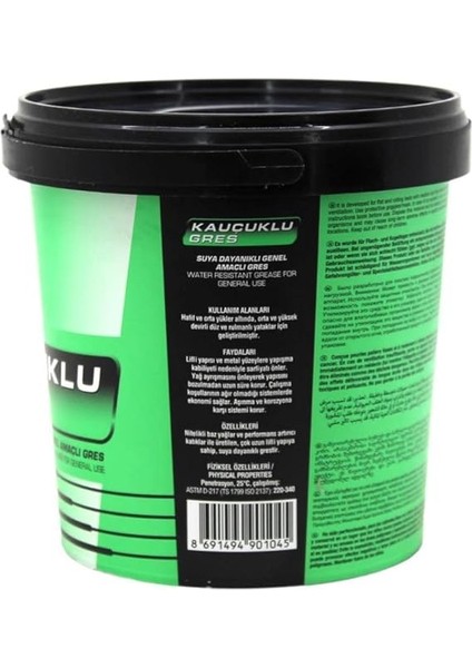 Ofisi Kauçuklu Gres 0.9 kg Kalsiyum Esaslı Otomotiv Gresi modelleri