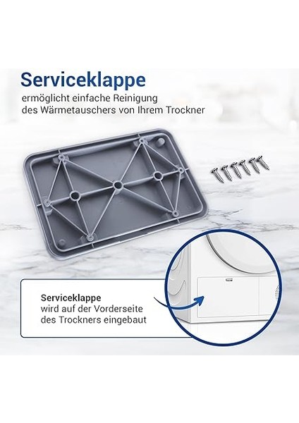 Bakım Kapağı - Bosch 00646776/646776 Için Yedek Servis Kapağı Onarım Seti ve Yedek Parça Bosch Kurutma Makinesi Için - Seri 6 Seri 8, Siemens Isı Pompalı Kurutucu - IQ300 IQ500 IQ700 IQ800 indirimleri