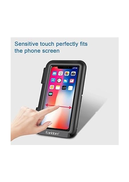 EH-139 Motosiklet Telefon Tutucu Ayna Tipi Su Geçirmez Dokunmatik Dikiz Aynası 4,7-7 Inç Bisiklet Motor modelleri