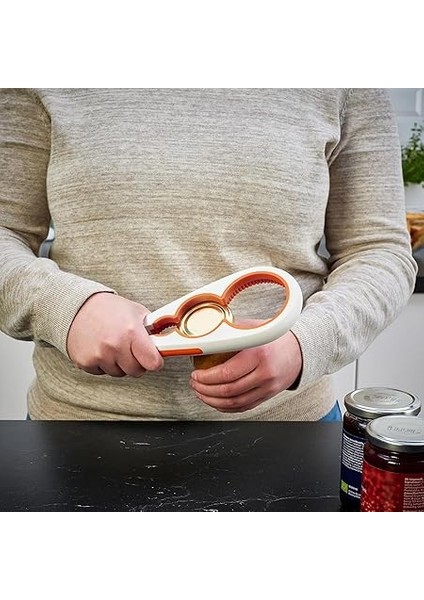 Kavanoz Açacağı, Beyaz-Turuncu, 21 Cm, 3-7 cm Kapak Çapı Için modelleri