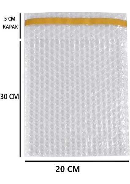 Patpat Torba, Bantlı Baloncuklu Torba-Zarf 20CM (En) x 30CM(BOY)+5CM(KAPAK) 25 Adet fiyatları