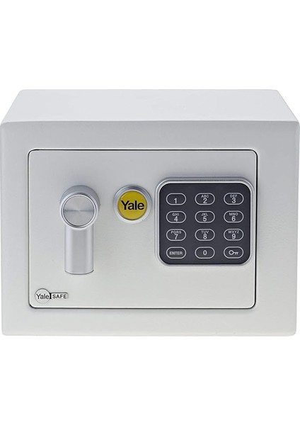 Dijital Mini Boy Kollu Kasa - YSV/170/DB1/W - Standart Güvenlik - 16MM Çapında 2 Adet Kilitleme Mili - 3,8 Litre Kapasite - 17 x 23 x 17 cm - Beyaz