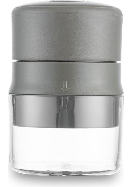 Smart Grey Hazneli Sarımsak Ezici