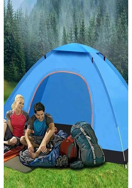 Kişilik Manuel Kolay Kurulum Kamp Çadırı Su Geçirmez 220 * 300 * 170