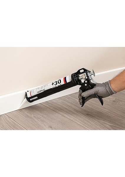 Plastik Silikon Tabancası, Profesyonel, 300 ML Kapasiteli, Ergonomik Tutamaklı, Mutfak, Banyo Için Mastik Tabancası fiyatları