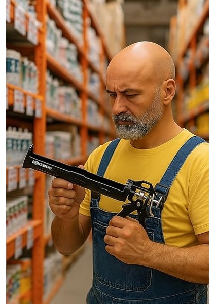 Plastik Silikon Tabancası, Profesyonel, 300 ML Kapasiteli, Ergonomik Tutamaklı, Mutfak, Banyo Için Mastik Tabancası modelleri