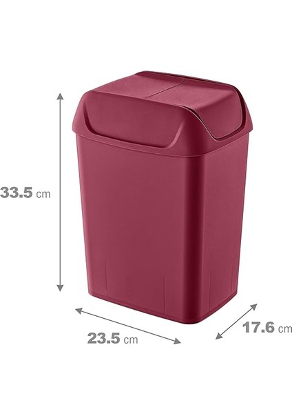 Svingi Çöp Kutusu 10 Lt Carmen - Carmen Kırmızı, Çok Amaçlı Çöp Kutusu fiyatları