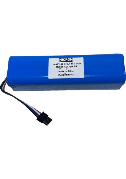 Mi Vacuum Mop Pro2 Plus 3D Xiaomi Uyumlu STYTJ02ZHM Akıllı Robot Süpürge Bataryası 14.4V 5200MAH Pil modelleri