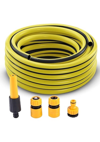 Kid Bahçe Sulama Hortumu 1/2 Termo Plastik Hortum 20 Metre Hortum Seti