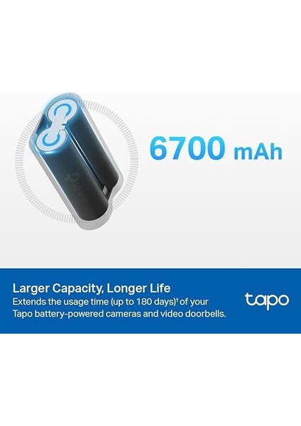 Tp-Link A100, Bataryalı Kameralar Için Şarj Edilebilir Yedek Batarya modelleri