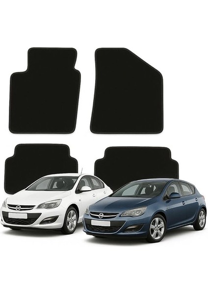 Kesim Tam Uyumlu Lüx Oto Halı Paspas Opel ile Uyumlu Astra J Kasa Hb ve Sedan Için